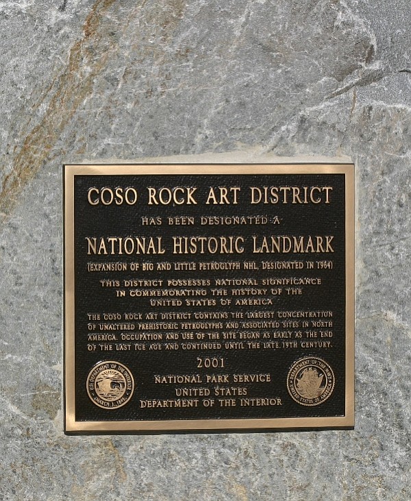 Rock art plaque