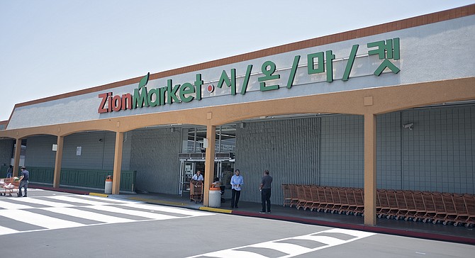 A Korean supermarket in Kearny Mesa