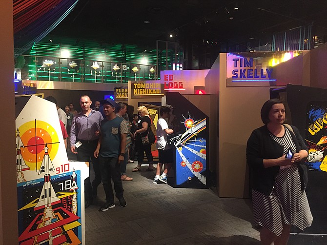 Arcade Heroes, an alley filled with classic arcade games at Fleet Science Center