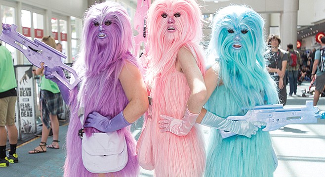 Thursday, July 20: Wookiee-ettes invade Comic-Con