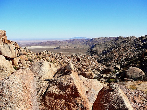 View from top of Mortero Canyon