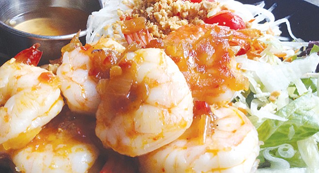 Shrimp, so sweet, so spicy, so surprisingly filling