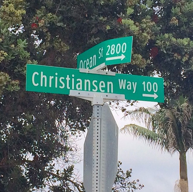 Paul said he used entrance to beach near Christiansen Way that morning.