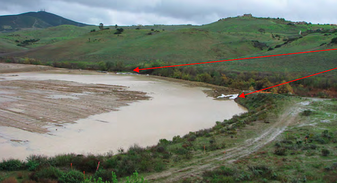Black Mountain Ranch LLC at Del Sur, west of the 15, hadn’t adequately protected against the run-off that ended up in Lusardi Creek. 