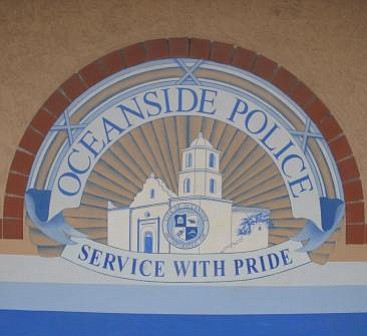 Signage at Oceanside police headquarters