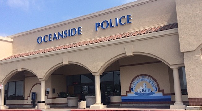 Oceanside police headquarters.