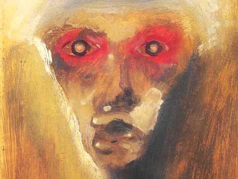 Schoenberg's painting Red Gaze.