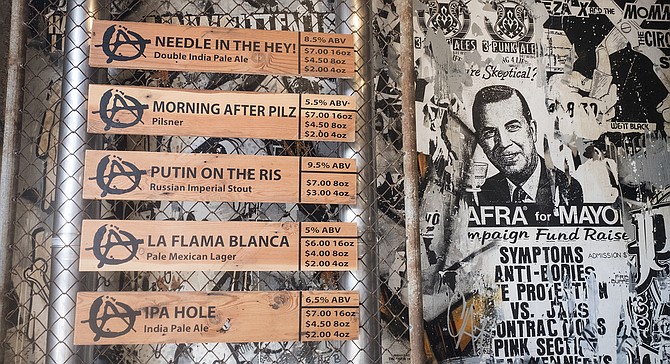 A short lineup brewed with propane for the Thr3e Punk opening weekend.