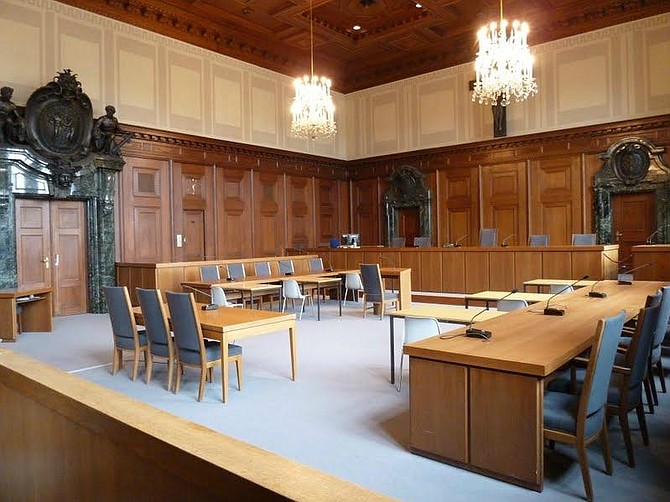 Nürnberg courtroom.