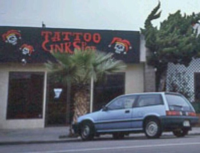 John Watts' Tattoo Inkspot,
 1040 Garnet Ave, 1995