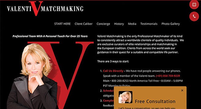 From Irene Valenti’s matchmaking website
