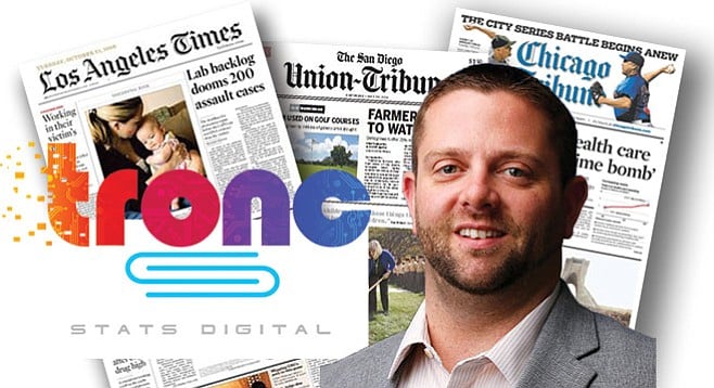Still in the tronc family: Zack Watson traded his title as U-T digital-strategy director to that of president of Stats Digital.