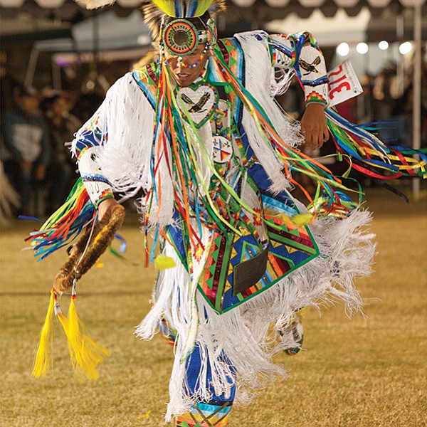 Dance exhibitions, Native American arts and crafts, and Indian tacos at the Barona Powwow