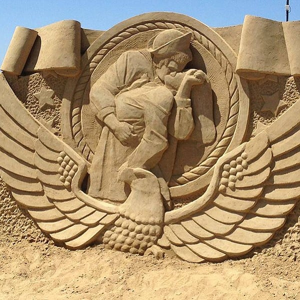 Sand sculptors from around the world will descend on the Port Pavilion on Broadway Pier