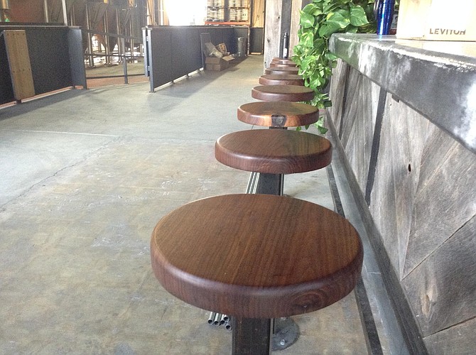 The 13 walnut stools