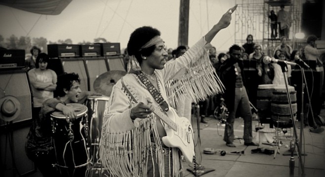 Jimi Hendrix's grandmother was one-quarter Cherokee.