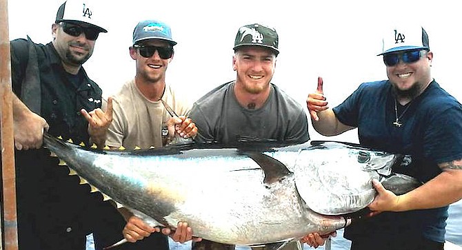 The big bluefin tuna bite continues with fish anywhere from 25 pounds on up into the 200s.
