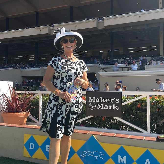 Connie Broge said most celebrities these days aren't at the track to be seen.