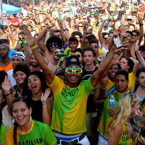 Brazilian music, dance, and a parade in Mission Beach
