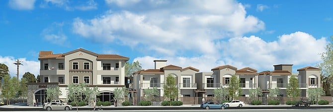 Rendering of new development at 30th and C Streets in Golden Hill; plans are pending approval