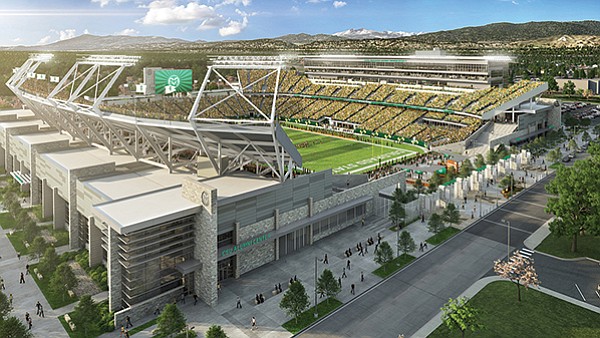Colorado State plays in a stadium that is new this year.