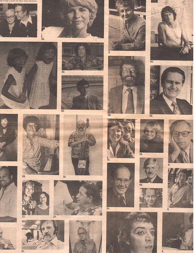The movers and shakers of San Diego in 1979