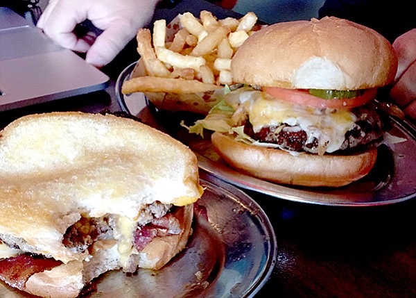 Eastbound: bacon-grilled cheeseburger and Eastbounder