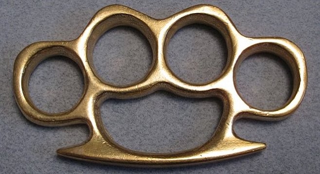 These are brass knuckles
