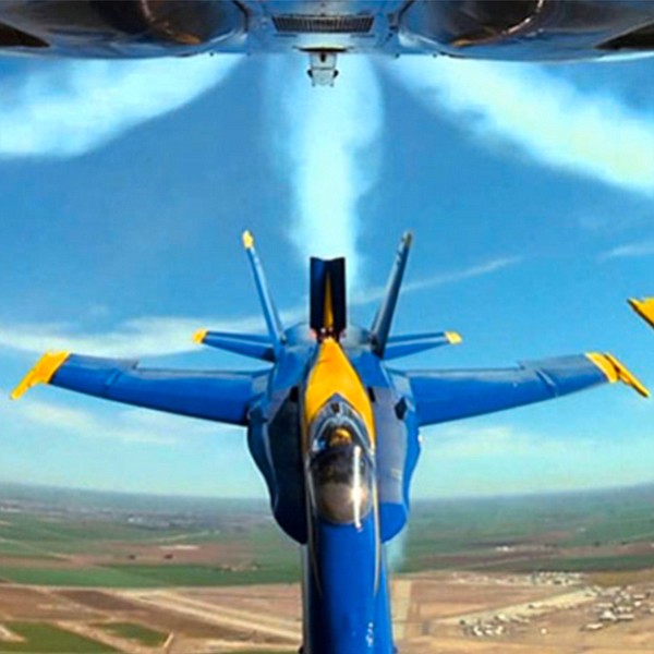 The Blue Angels and the Patriots Jet Team will do aerobatic maneuvers. 