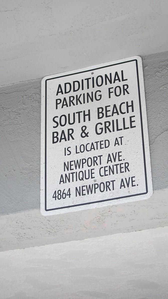 South Beach signage