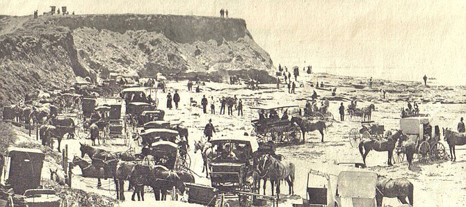 Ocean Beach back in the day when parking was a free-for-all.