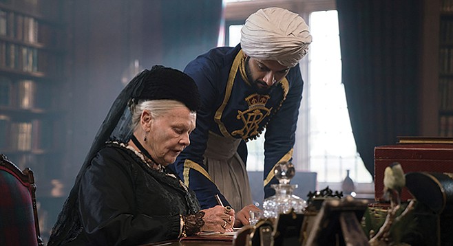 Victoria and Abdul: Abdul Karim is a young man sent to England as a servant. Suddenly, he’s in wonderland, and the queen of England takes a shine to him.