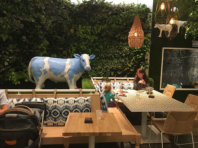 The place is both kid and cow-friendly.