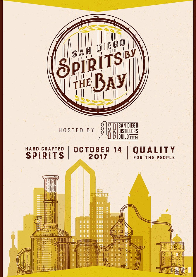 A flyer promoting the Spirits by the Bay festival
