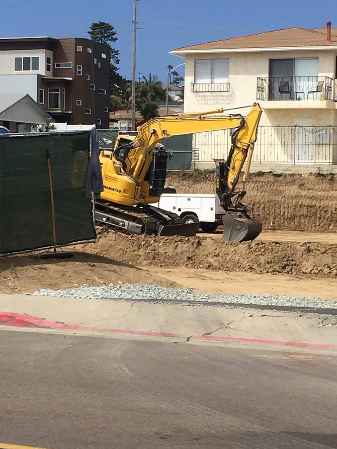 The project engineer said he didn't know why work had stopped.