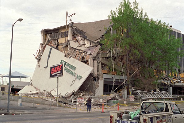 Kaiser Permanente building after the 1994 Northridge earthquake