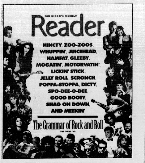 Alexander Theroux S Grammar Of Rock And Roll San Diego Reader