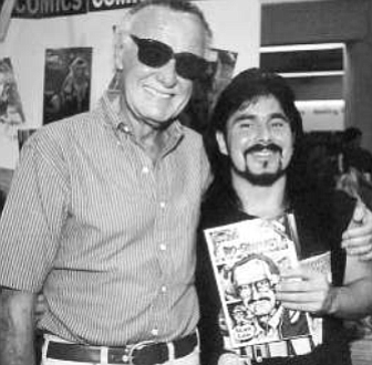 Stan Lee with the author