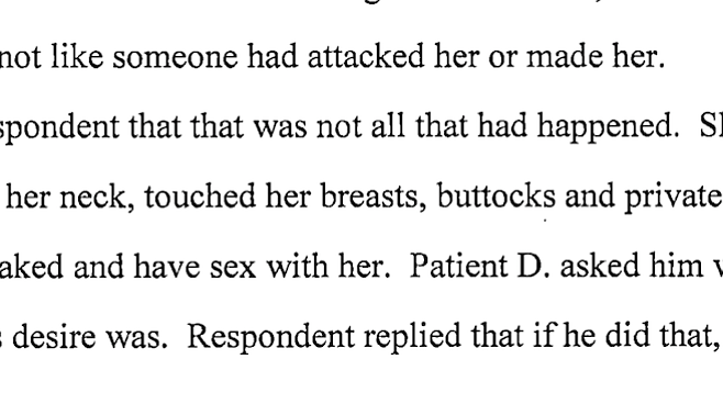 From the lawsuit against Dr. Leon Fajerman