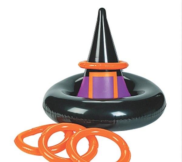 Oriental Trading Co’s witch hat ring toss 
