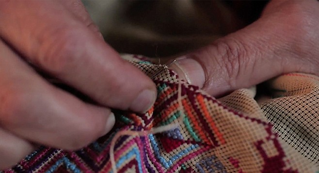Stitching Palestine documents the importance that the art of embroidery plays in the lives of Palestinian women.
