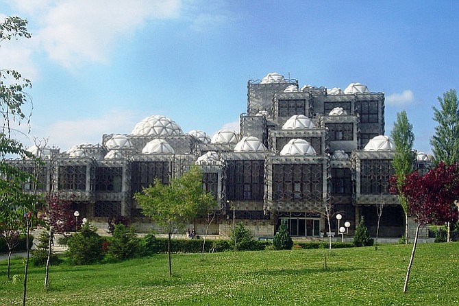 Pristina's National Library could make the list of world's ugliest buildings.

