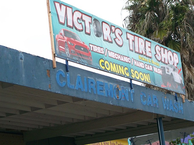 Signage for Victor's showed up in early 2017 and they opened up shop shortly after.