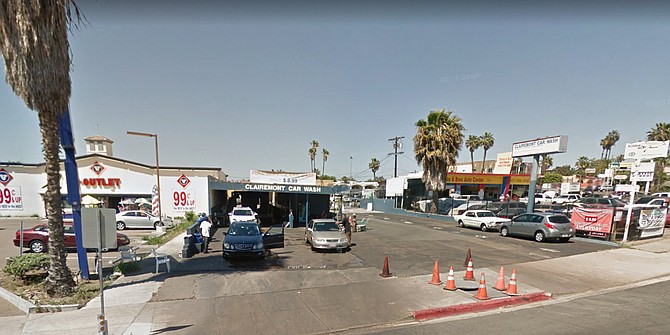 Clairemont Car Wash in 2015 (Google)