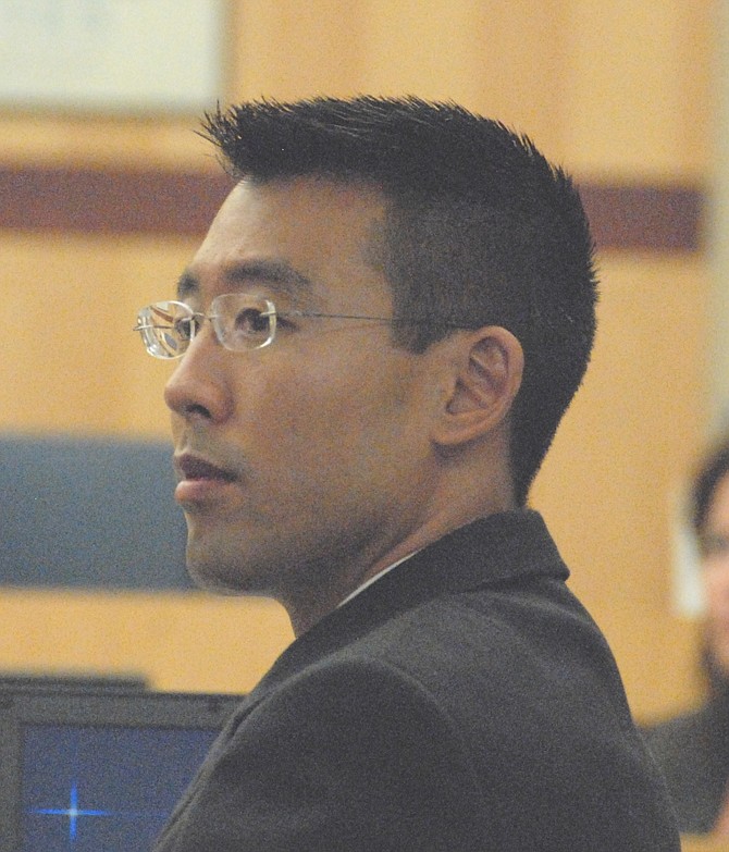 Prosecutor Keith Watanabe has computer animation for the jury.