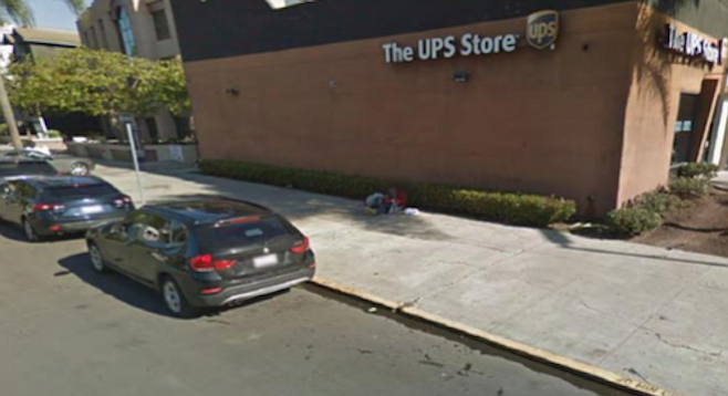 The owner of the UPS Store on Washington Street opposes the siting of a DecoBike station outside.