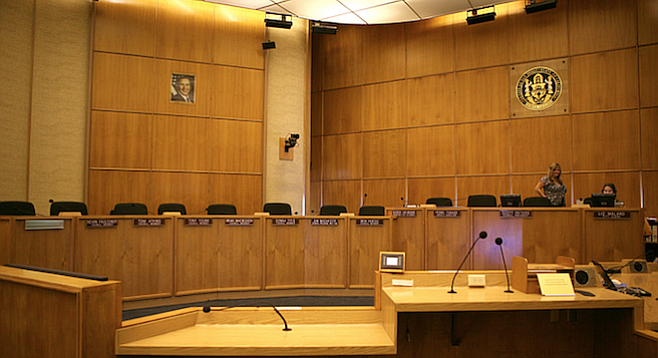 San Diego City Council chambers