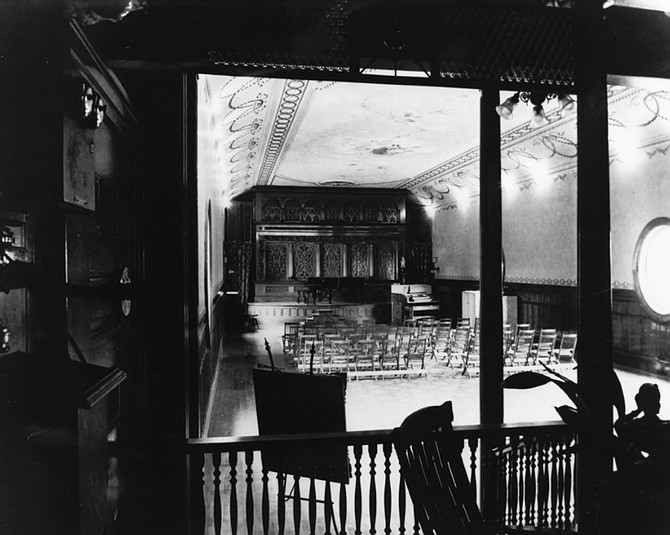 Interior Hall from Foyer, Circa 1960