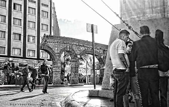 Neighborhood Photos
Tijuana,Baja California,Mexico
Persons on Revolucion Avenue.