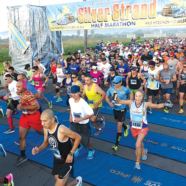 The 5K starts and finishes at Imperial Beach Pier Plaza